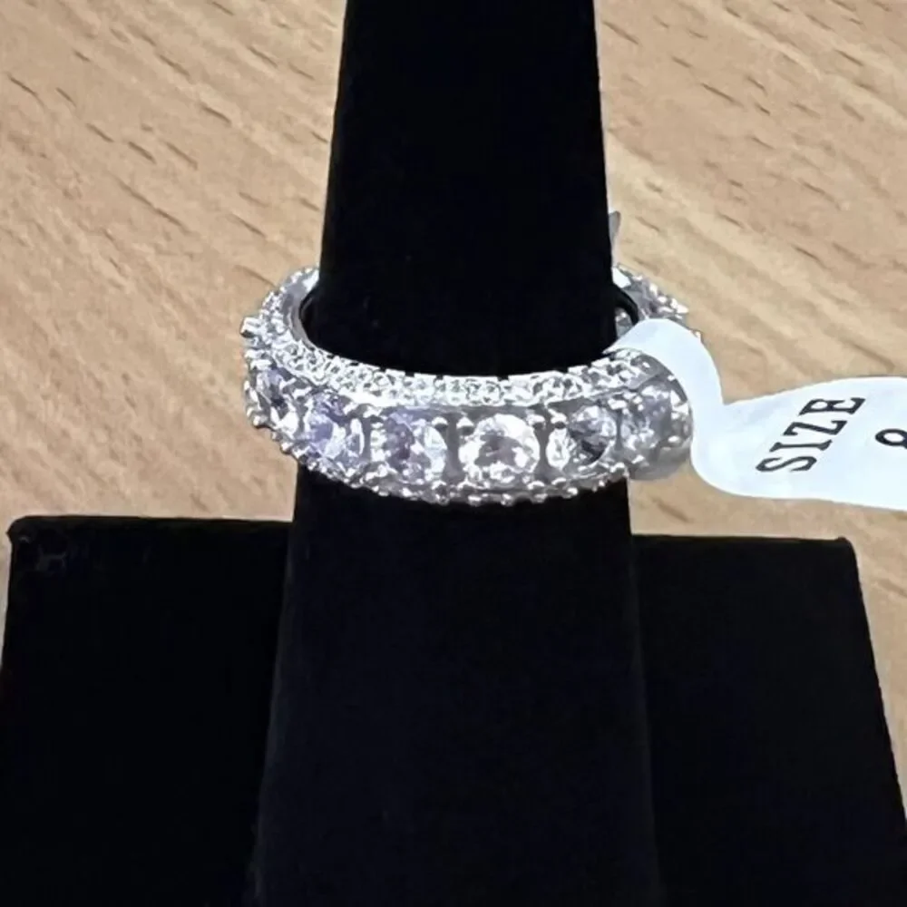 DM rhodium wedding size